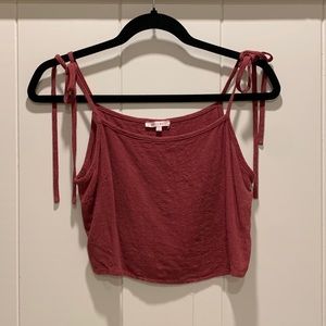 Tie crop top